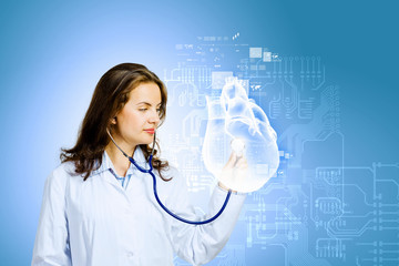 Woman cardiologist