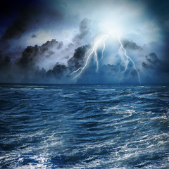 Storm at night