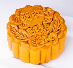 Mooncake, the Chinese words on mooncake is 'ingredient', not a l