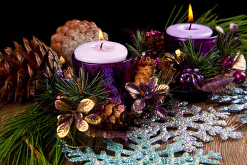 candele natalizie
