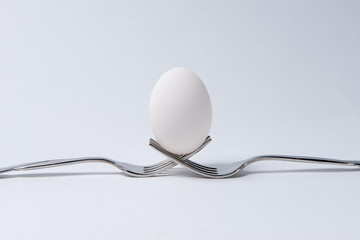 Egg on Forks