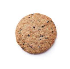 oats cookies isolated on background
