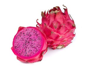 dragon fruit isolated on white background