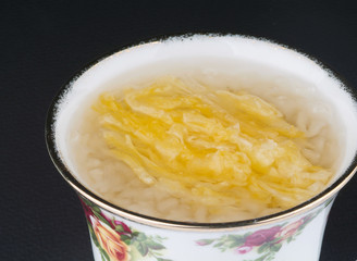 Bird's nest. Boiled bird's nest