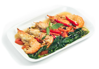 seafood in asian. malaysia food