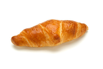 Croissant isolated on the white background