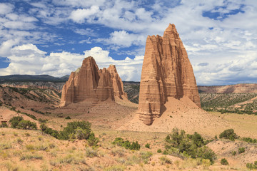 Fototapeta premium Cathedral Valley, Capitol Reef National Park