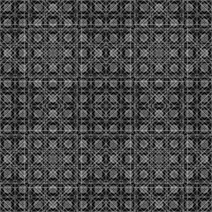 seamless texture with a white lace on a black background