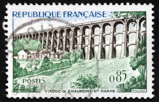Chaumont Viaduct Stamp