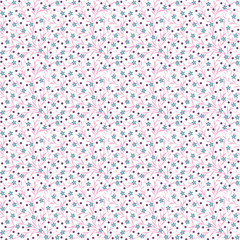 Seamless pattern with small flowers