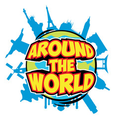 around the world