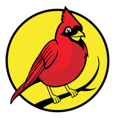 cardinal bird mascot
