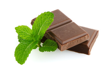 Closeup detail of chocolate parts