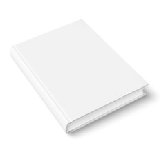 Blank book template.