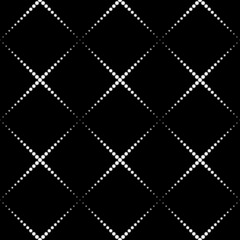 Seamlees Monochrome Geometric Background