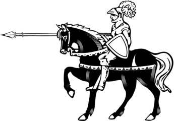 Knight with a spear © inga