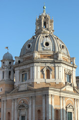 Fototapeta na wymiar Santa Maria di Loreto w Rzymie