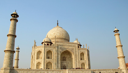 Fototapeta na wymiar Taj Mahal, Agra, India in evening