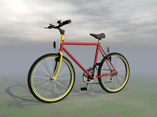 Mountain bike - 3D render