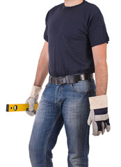 Blue collar worker.