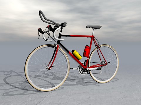Race bike - 3D render