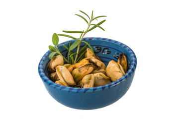 Marinated mussels
