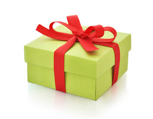 Obraz premium Green gift box