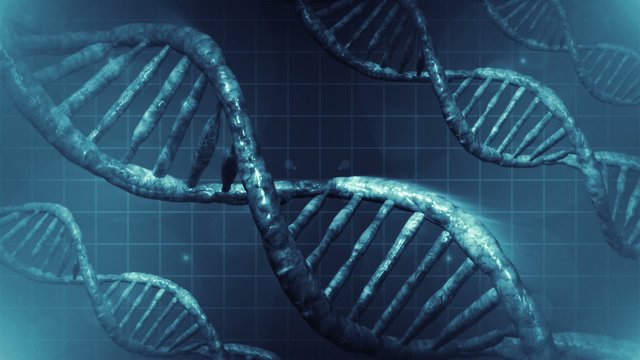 background with the cell DNA