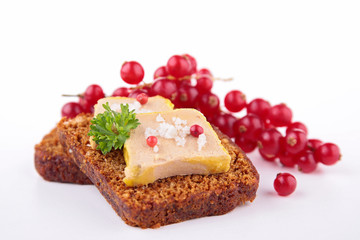 gingerbread with foie gras