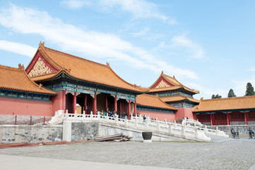 Zhao De Men (Gate of manifesting virtues) in Forbidden City