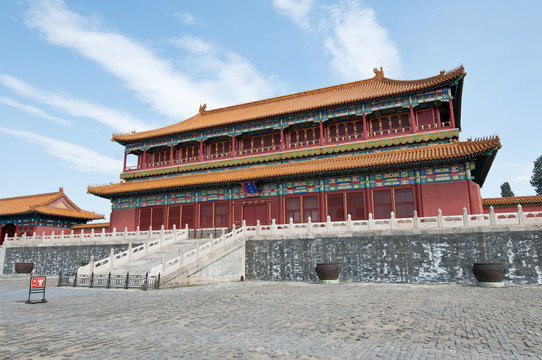 Pavilion of Embodying Benevolence (Tiren) in Forbidden City