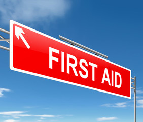 First aid concept.