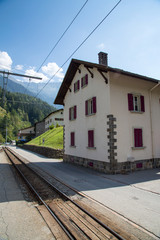 Fototapeta na wymiar Bernina Express