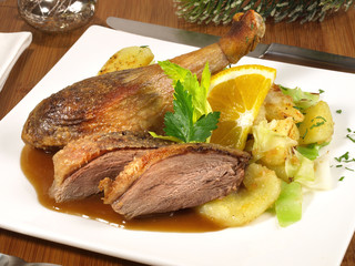 Gänsebraten
