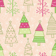 Christmas seamless pattern