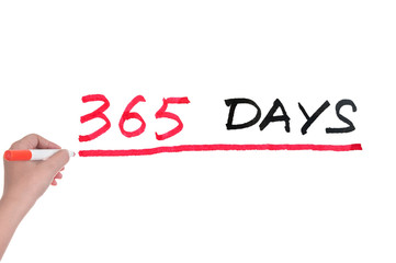 365 days - obrazy, fototapety, plakaty