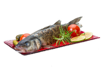 Roasted seabass