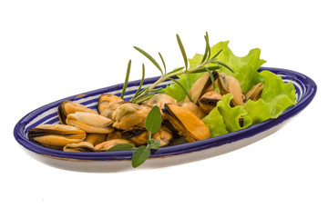 Marinated mussels