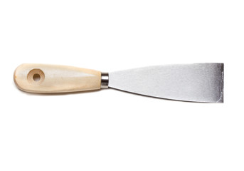 Metal spatula, wooden grip