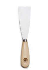 Metal spatula, wooden grip