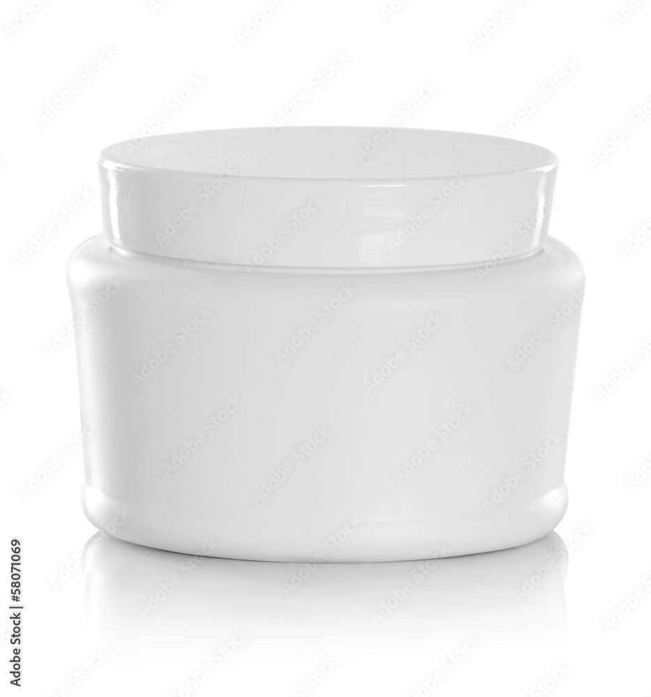 Sticker jar or blank packaging for cosmetic product