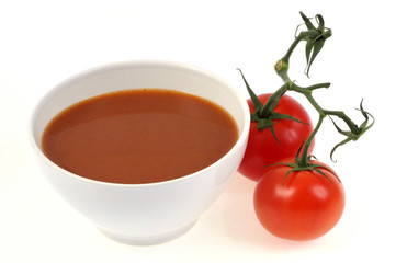 Soupe de tomates maison