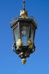 Fototapeta na wymiar Saint-Petersburg, rocznika latarnia