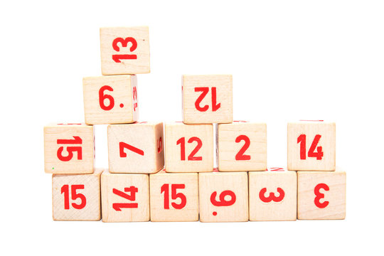 blocks with numbers