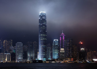 Hong Kong at night