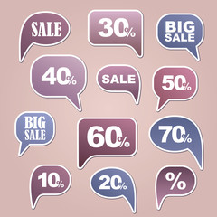 text bubble SALE