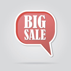 text bubble BIG SALE