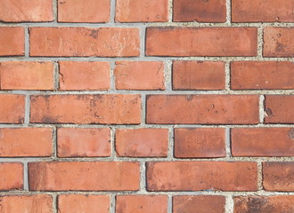 Red brick wall seamless background - texture