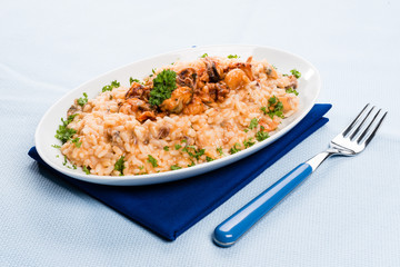 Risotto con frutti di mare