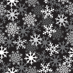 snow black pattern